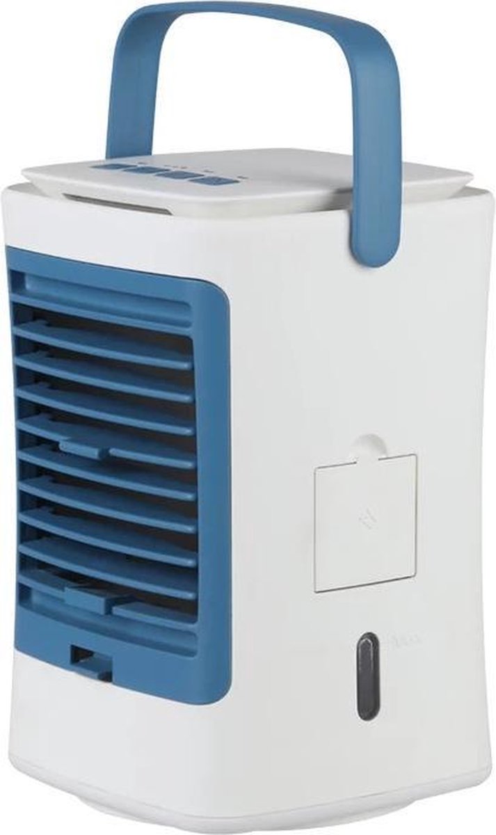 MORFRE Airco - Aircooler - Roterende Airco - 80 graden rotatiehoek - Mobiele Airco - Airconditioning met Water 400ml - Luchtkoeler - Mini Airco - Mini Aircooler - Mini Airco met Water - Ventilatoren - Tafelventilator - Mini Ventilator