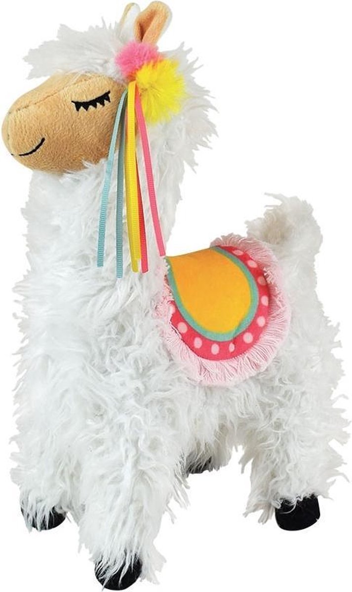 Jemini Knuffel Lola Lama Junior 30 Cm Wit