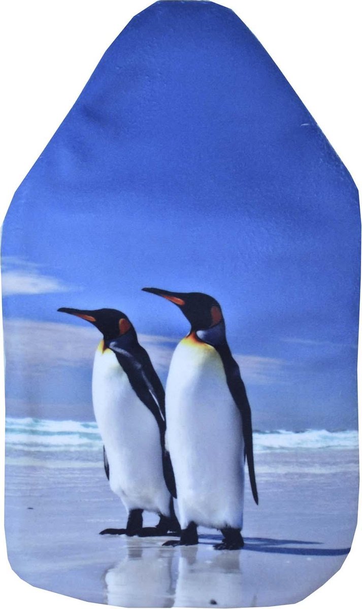 Vagabond Warmwaterkruik - 2 Liter - Natuurrubber- Pinguïns 3D Print
