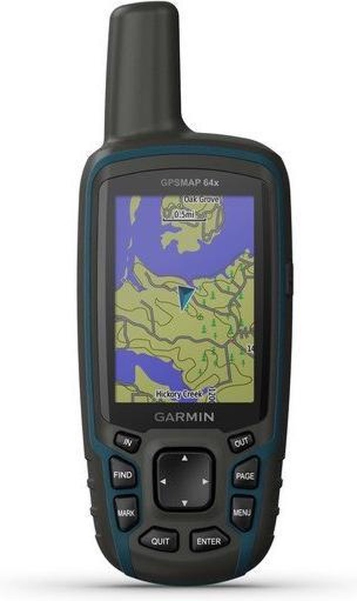 Garmin GPSMAP 64x GPS tracker Persoonlijk Zwart