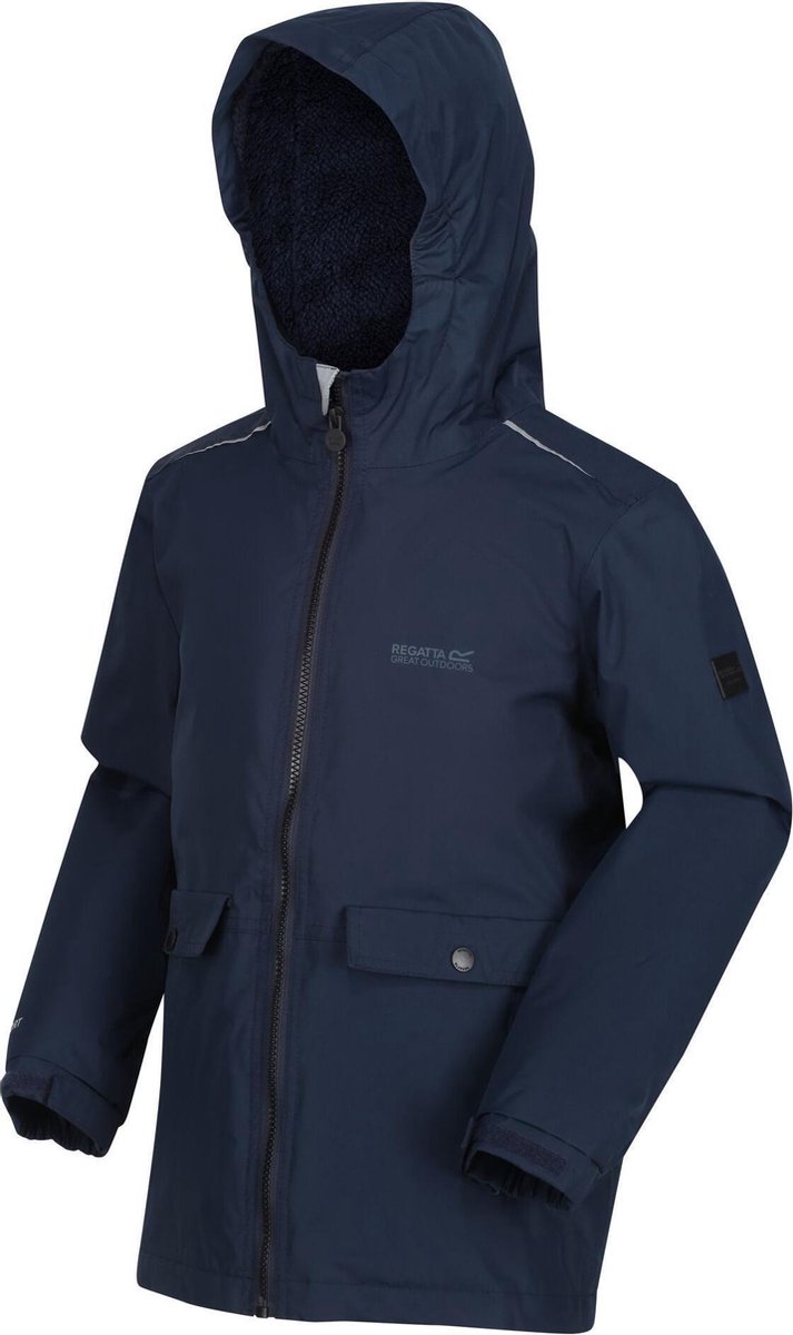 Redline Outdoorjas Sarkis Junior Polyester Navy Maat 122-128