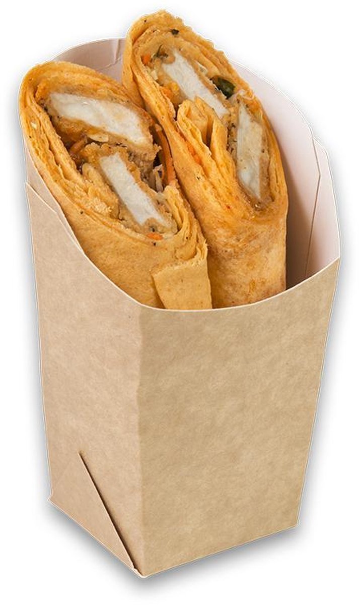 Fonkels Snack- & Tapasschaal - Wrap Cup/Wrapbakje - Karton