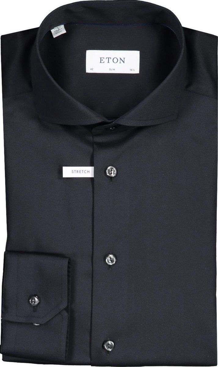 Eton  Overhemd Blauw  - Maat UK15.5-EU39 - Heren - Never out of stock Collectie - Katoen