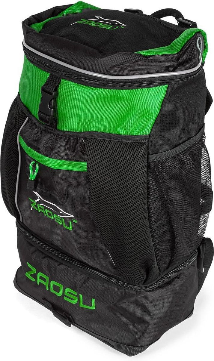Zaosu Zwemmers Rugzak 45 Liter Zwart/Groen