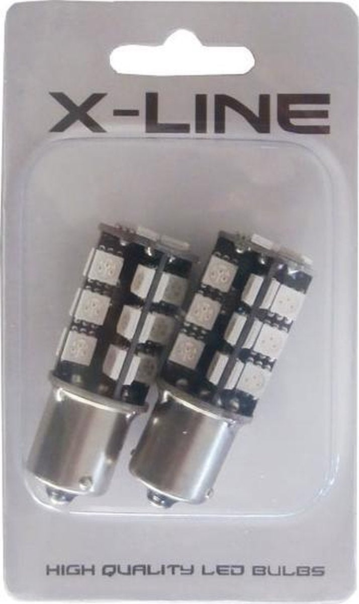 CANBUS SMD 27 LED knipperlicht Oranje BA15S