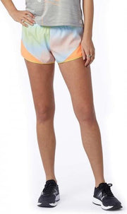 New Balance FF Split Short Dames - oranje - maat S