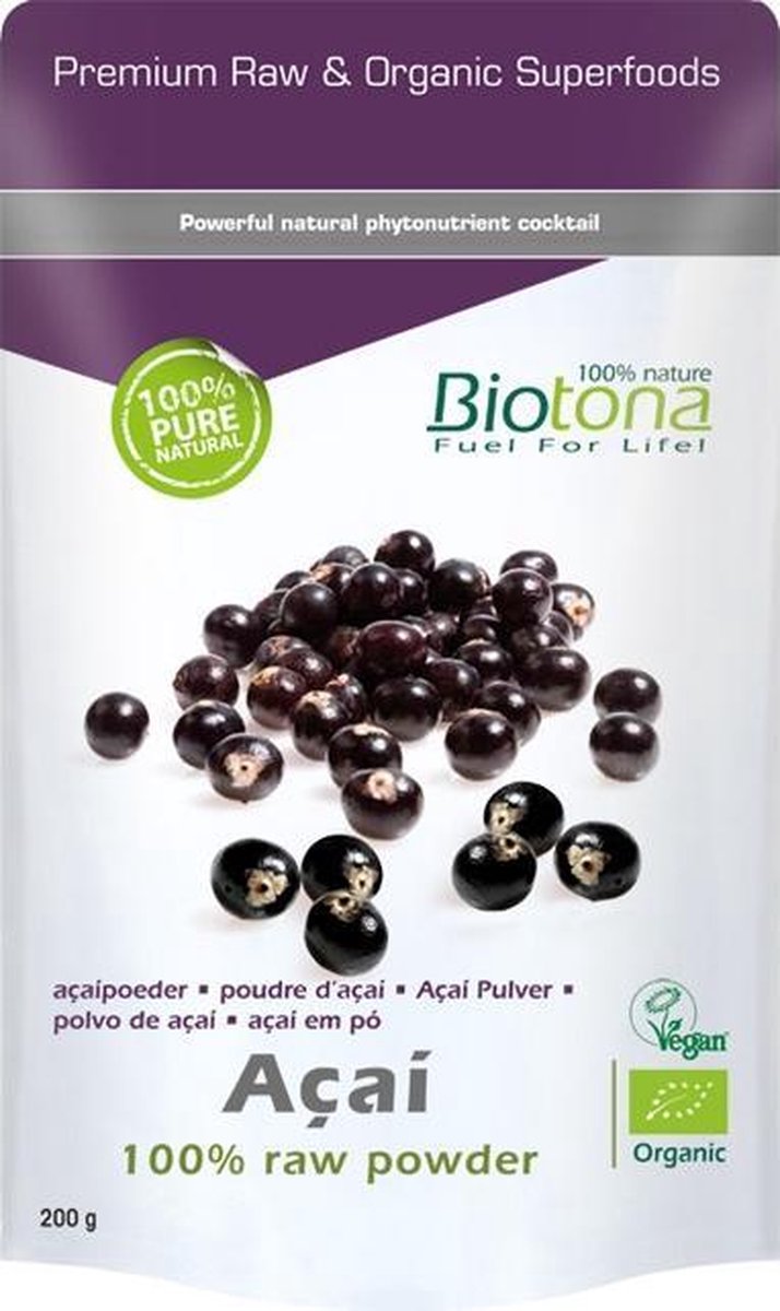 Biotona Superfoods Acai Powder Poeder 200gr