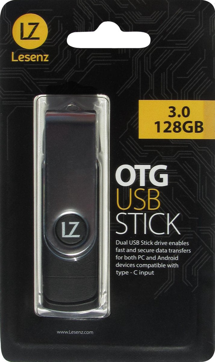 LeSenz OTG 3.0 USB-C - USB-stick -  128 GB