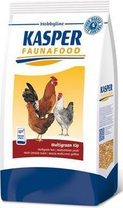 Kasper faunafood hobbyline multigraan kip - 4 kg - 1 stuks