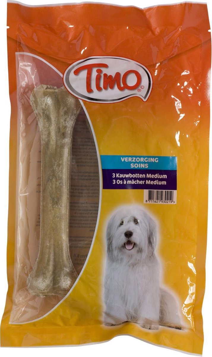Timo Rund Kauwbot Medium 3 stuks