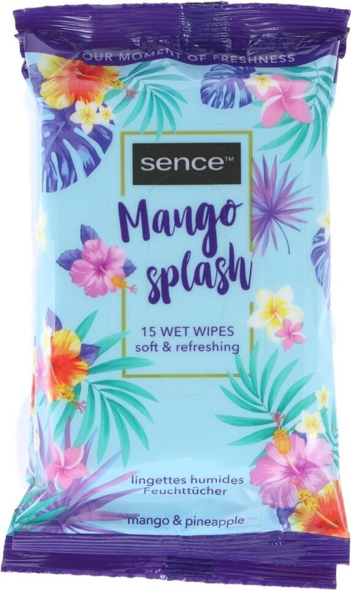 Sence Reinigingsdoekjes Mango splash 2x 15 stuks