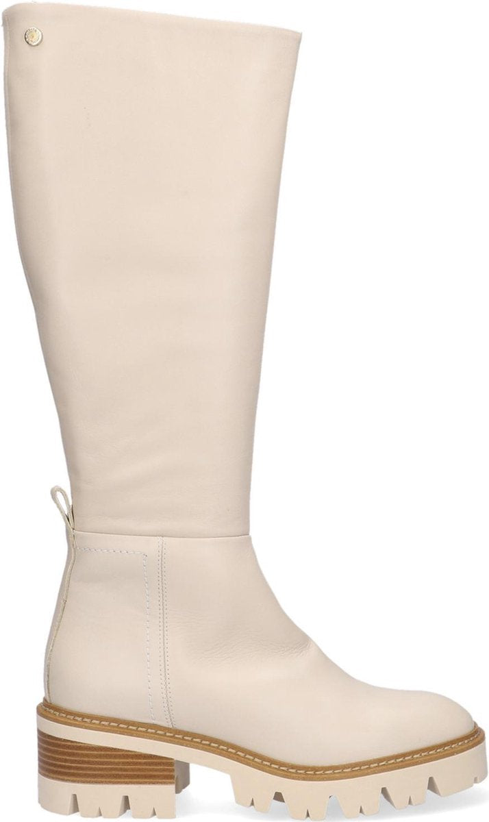 Notre-V An148 Hoge laarzen - Dames - Beige - Maat 40