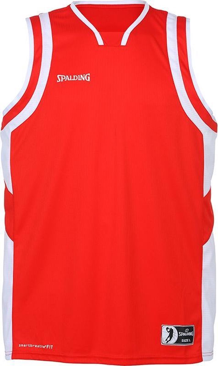 Spalding All Star Tank Top Rood-Wit Maat S