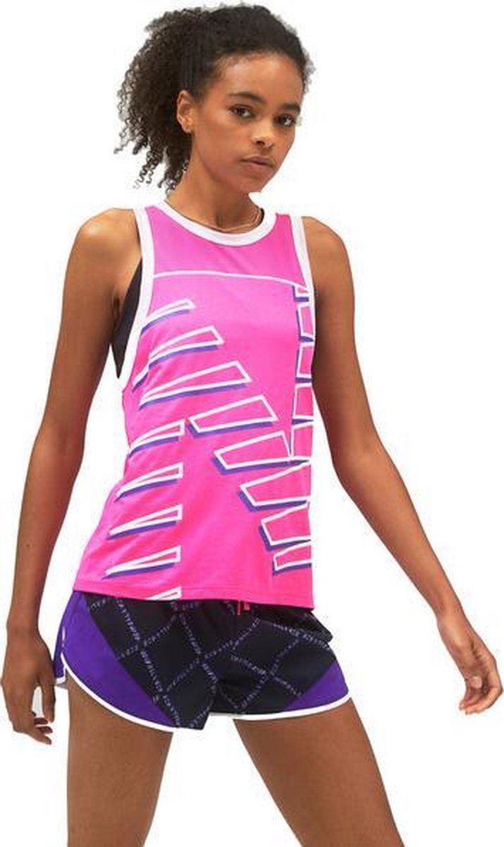 New Balance Pr FSTFL Singlet Dames - roze - maat L