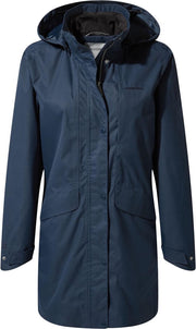 Craghoppers Outdoorjas Aird Dames Polyester Donkerblauw Mt 42