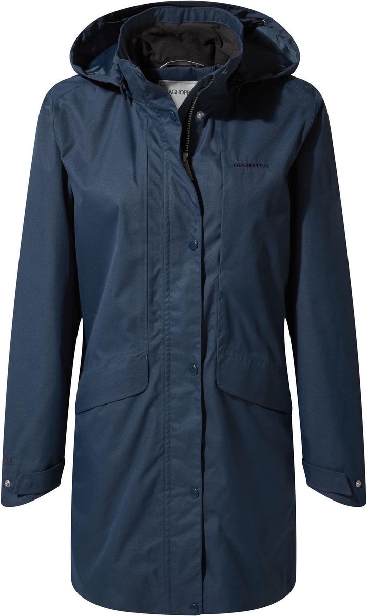 Craghoppers Outdoorjas Aird Dames Polyester Donkerblauw Mt 42