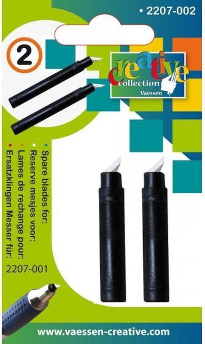 Reservemesjes voor zwenkmes 2pcs