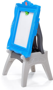 Step2 Meesterwerk Ezel Blauw - Masterpiece Easel - Ezel met kruk - Whiteboard