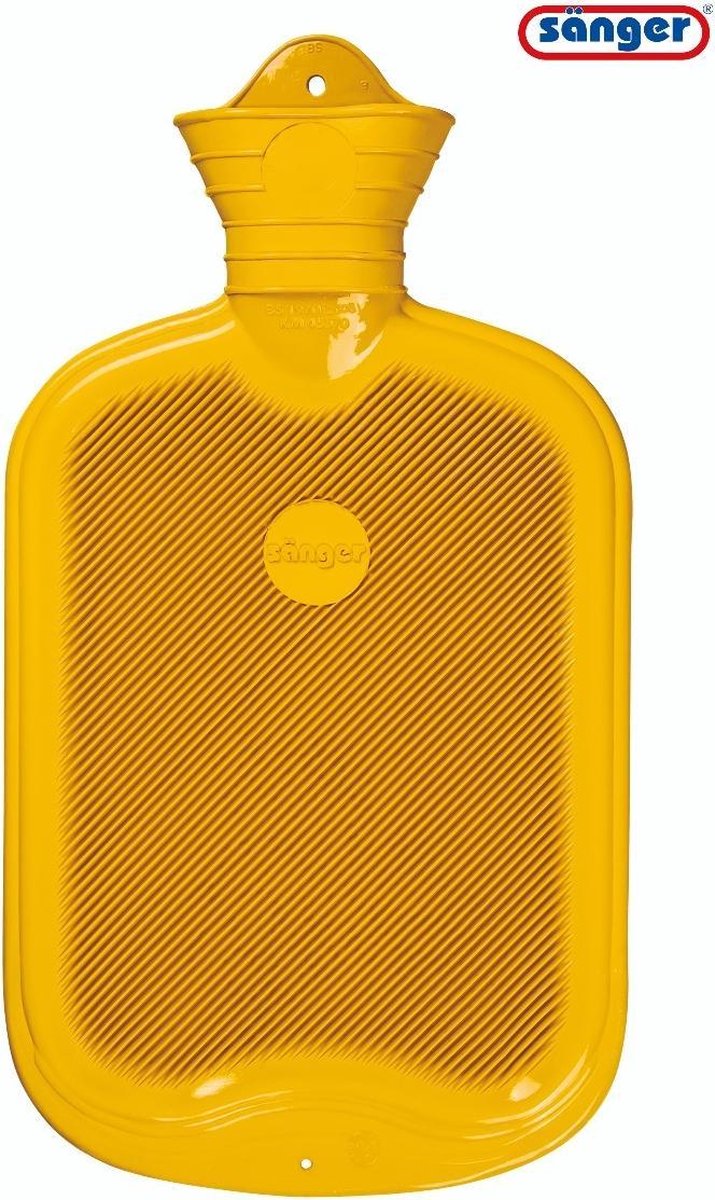 Effen Warmwaterkruik Geel - Sänger