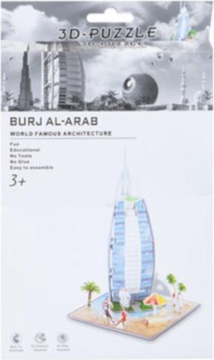 Pms 3d-puzzel Burj Al-arab Foam 39 Stukjes