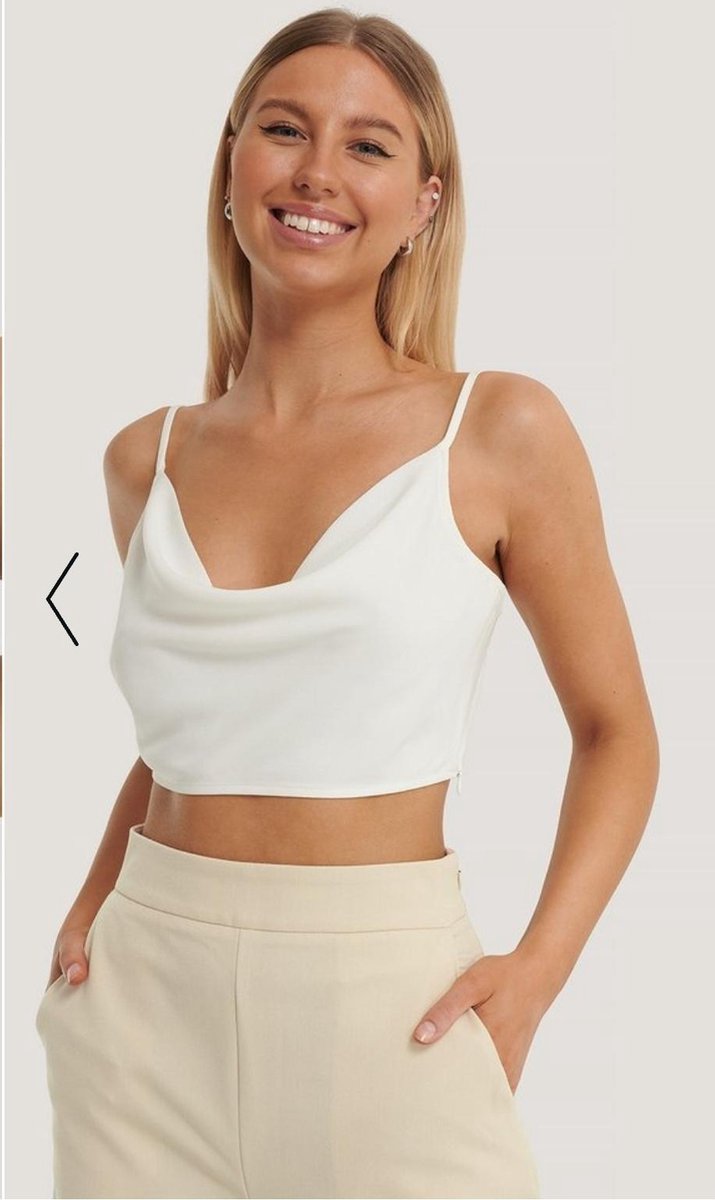 Kim Feenstra x NA-KD Cowl Neck Cropped top - 42