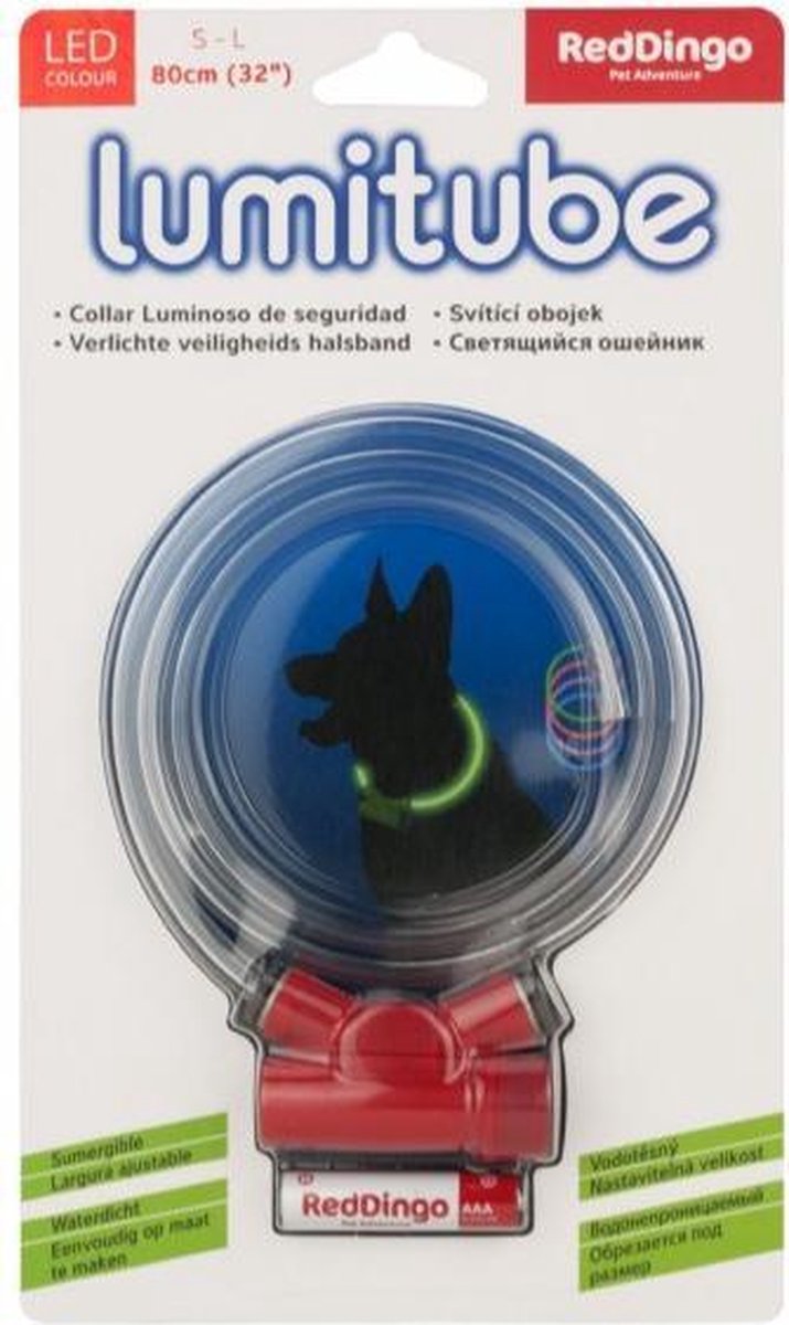Red Dingo Lumitube 15-80 cm LT-ZZ-RE-LG