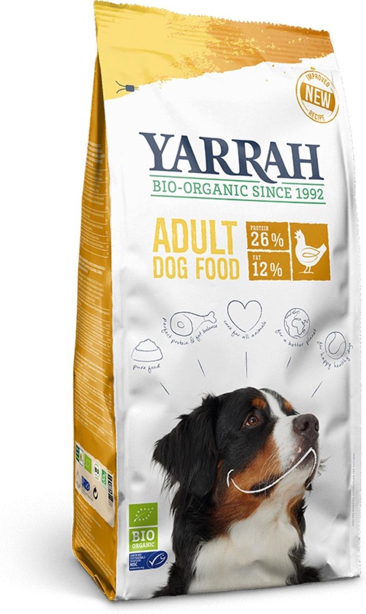Yarrah Biologische Adult - Kip - Hondenvoer - 2 kg