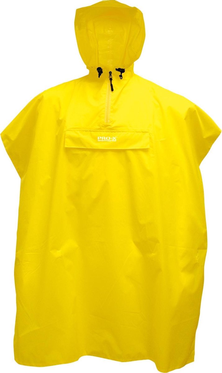 Pro-x Elements Fietsponcho Dablo Polyamide Geel Maat Xl/xxl