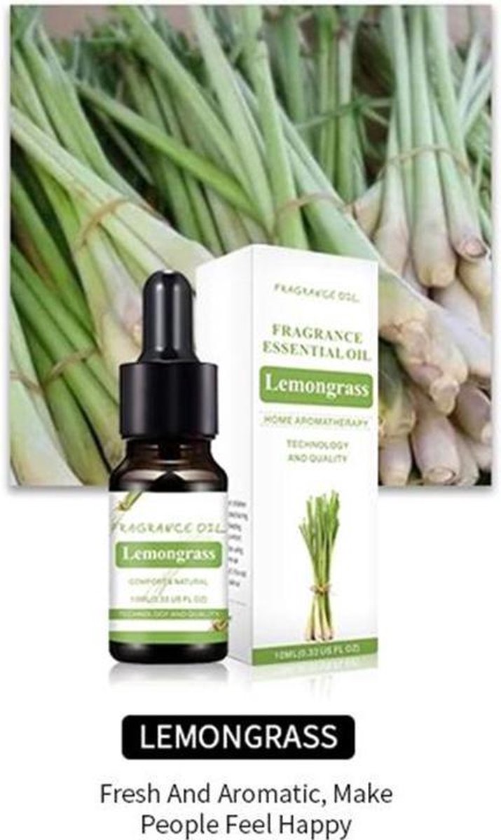 DW4Trading® Essentiële etherische geur olie Lemon grass