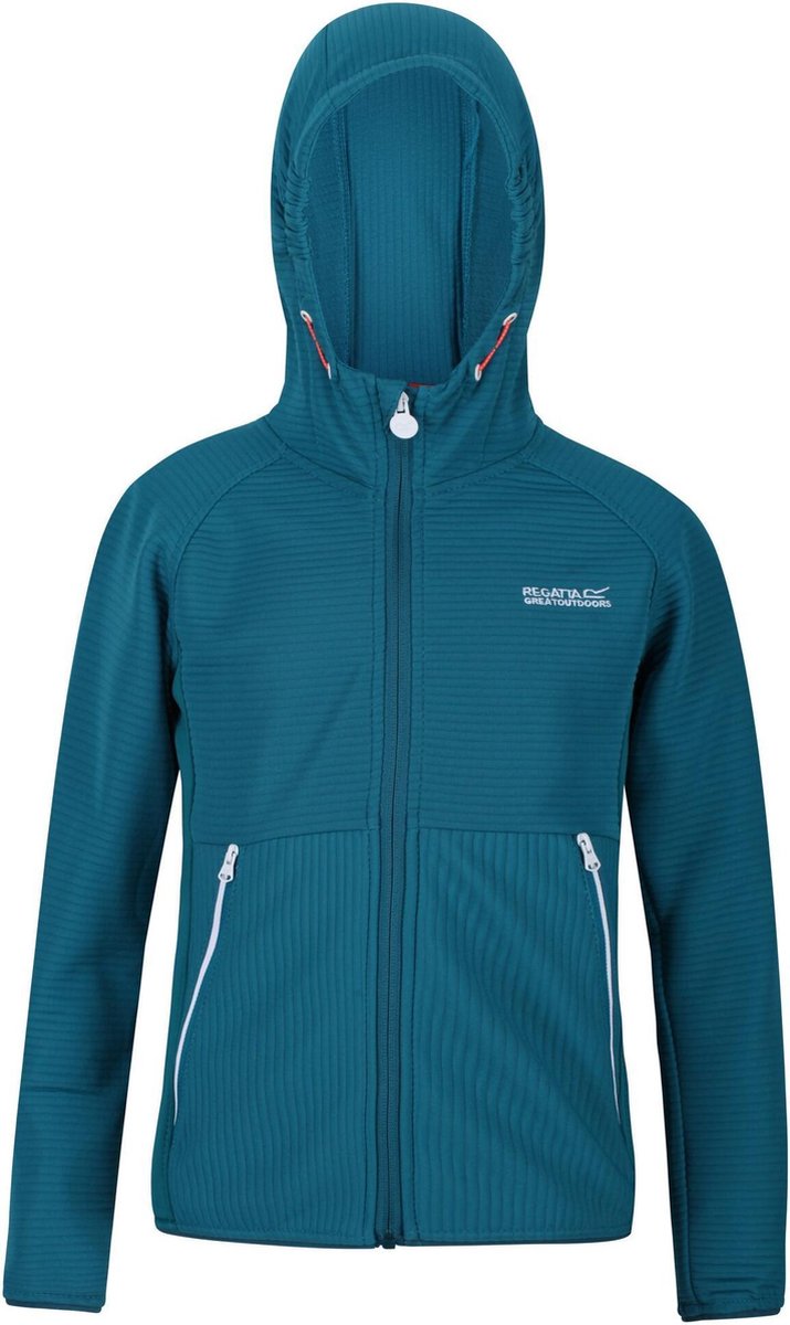 Regatta Fleecejack Jenning Junior Polyester Turquoise Maat 116