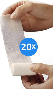 Fixatiewindsel 10cm x 4m - 20 stuks
