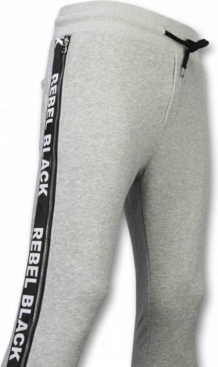 Enos Casual Joggingbroek - Rebel Black - Grijs - Maten: XL