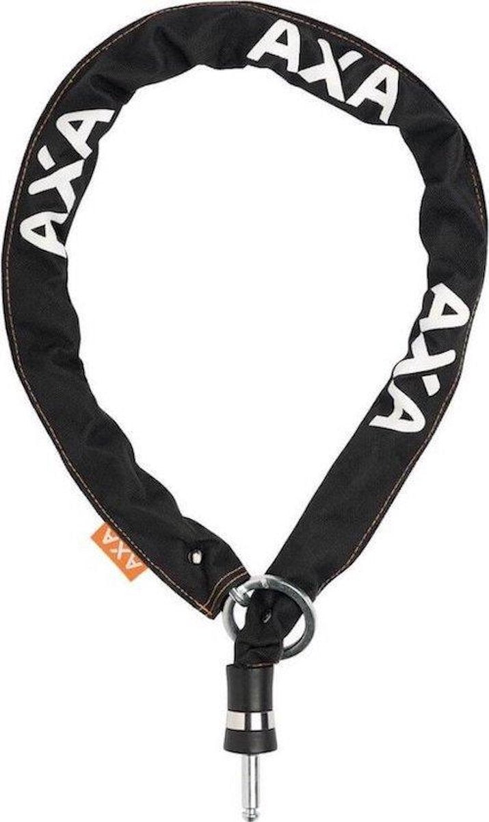 AXA Insteekketting RLC PLUS - 140CM - Slijtvaste Hoes - Verstevigde Insteekpen - Zwart