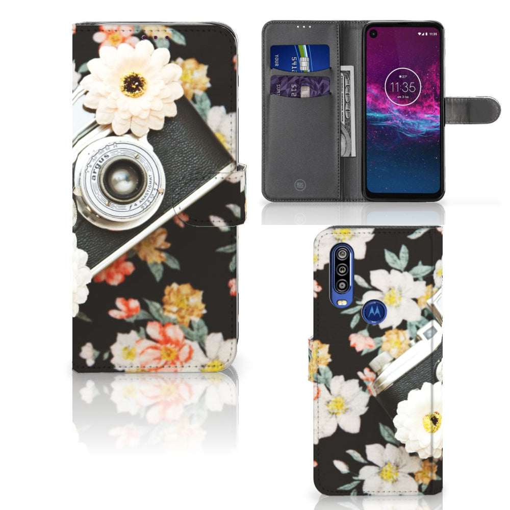 Motorola One Action | Telefoonhoesje met foto | Vintage Camera