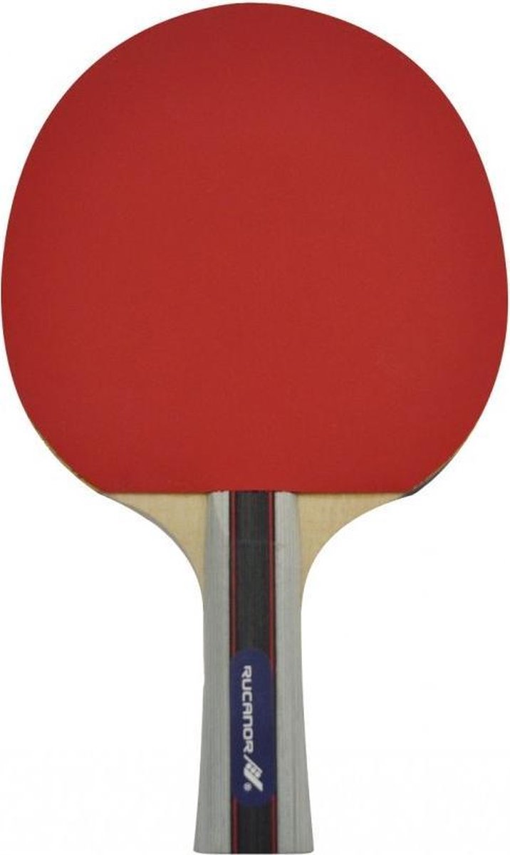 Rucanor Tafeltennisbats - rood/zwart