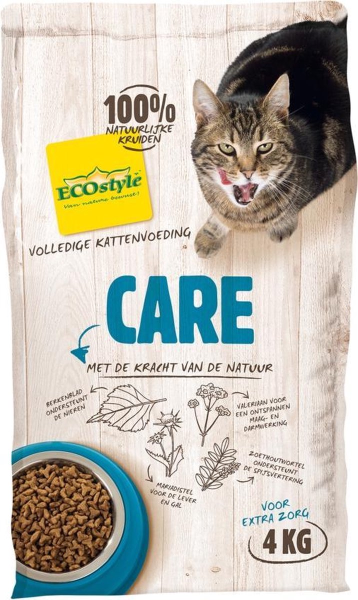 Ecostyle Vitaalspeciaal Care - Kattenvoer -  4 kg