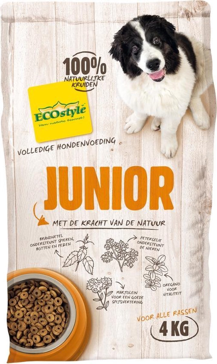 Ecostyle VitaalCompleet Puppy & Junior Hondenvoer - 4 kg