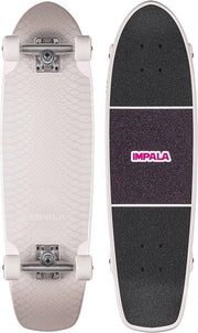 Impala Skateboard - wit/zwart/roze
