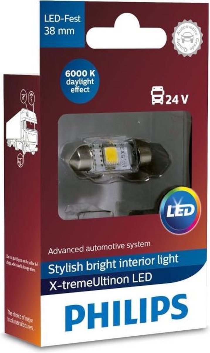 Philips X-tremeUltinon LED C10W 43mm 24v 249466000KX1