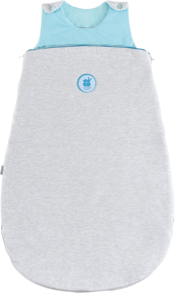 Candide Babyslaapzak Warm Air+ 2 in 1 - grijs/turquoise