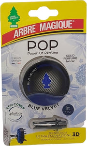 Arbre Magique POP Blue Velvet autoparfum - Auto luchtverfrisser Blue Velvet - Autoparfum Blue Velvet - Lekker luchtje in de auto - Blue Velvet Geurtje - Compact geurtje -Parfum - Airco - Auto - Fris - Verfrissend - Auto Geurverfrisser - Auto geurtje