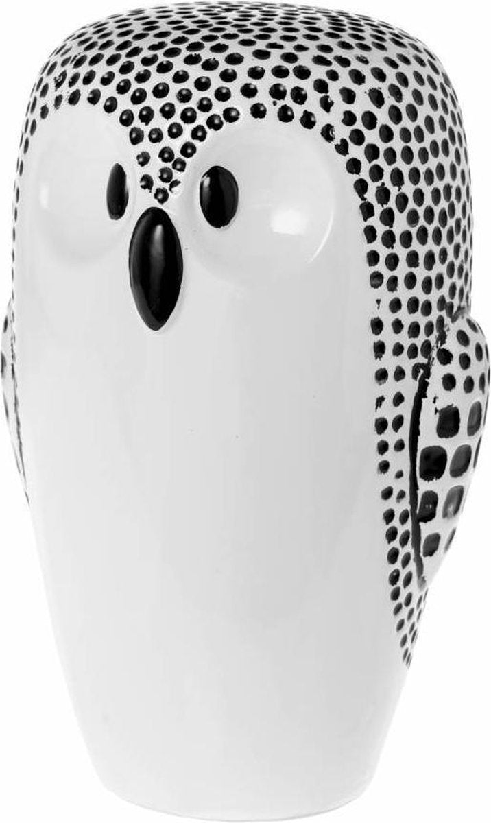 Riverdale Spaarpot Owl wit 27cm