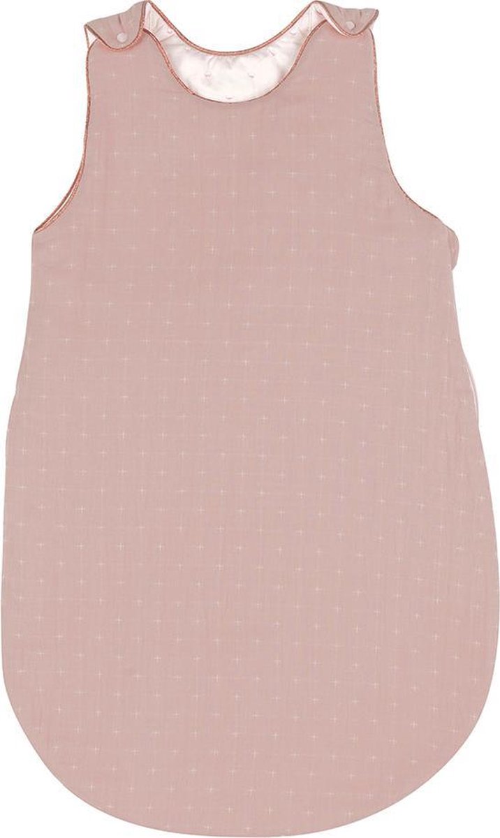 NATTOU - Zuivere roze slaapzak katoen 70cm oudroze