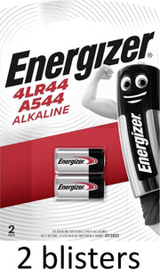 4 Stuks (2 Blisters a 2 st) Alkaline Battery 4LR44 6 V