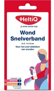 Heltiq Wondsnelverband nr. 2 6 x 8 cm