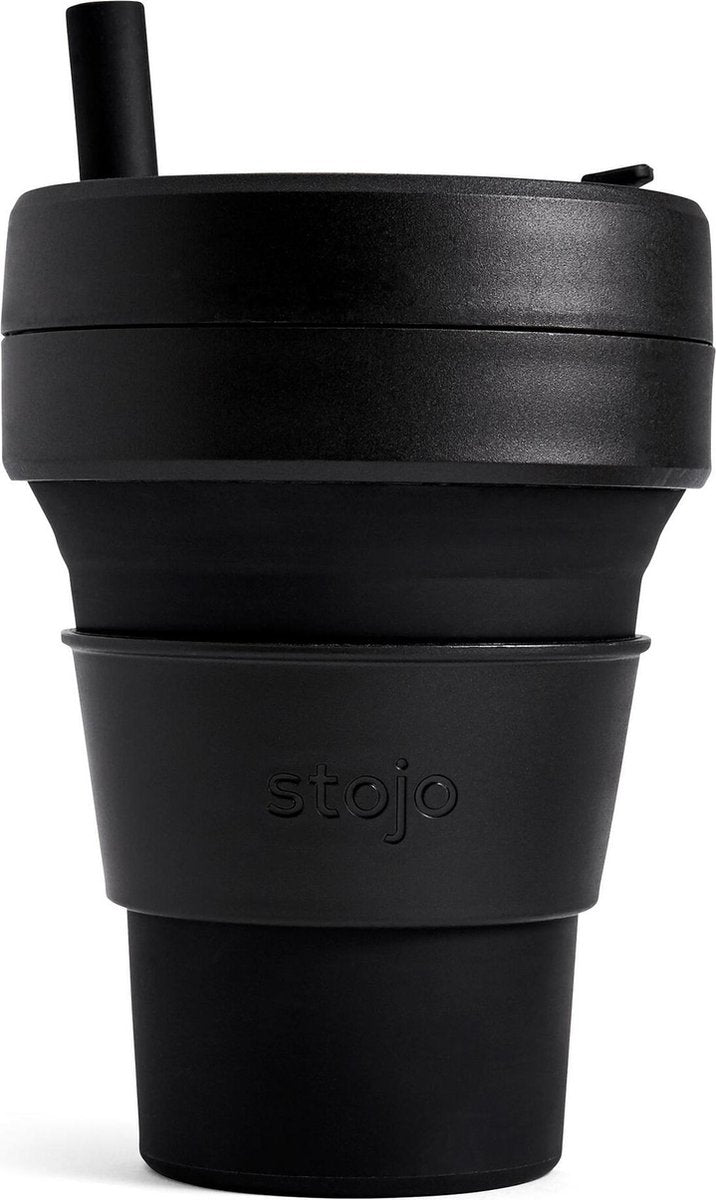 Stojo Biggie Cup Brooklyn - Uitgebreide Verpakking - 470 ml