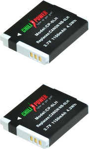 ChiliPower Canon NB-6LH camera batterij - 2 stuks verpakking