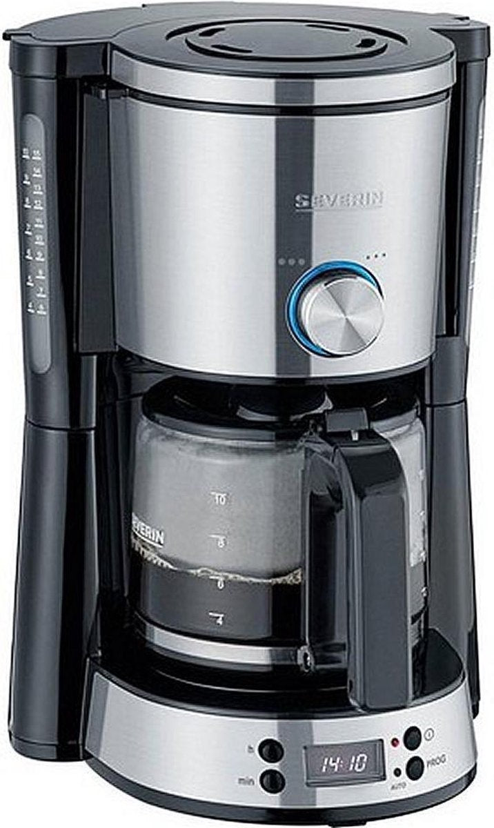 Severin KA4826 Koffiezetapparaat RVS/Zwart