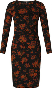 YEST Carmen Jurk - Black/Multi-Colour - maat 44