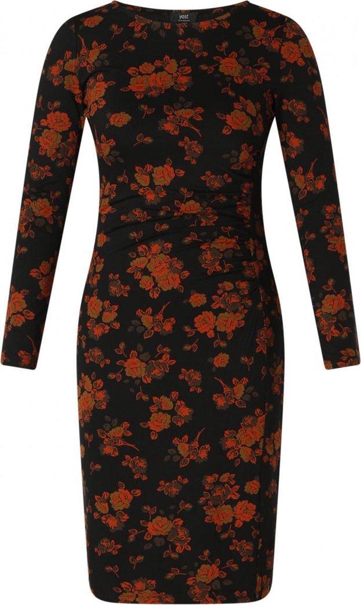 YEST Carmen Jurk - Black/Multi-Colour - maat 44